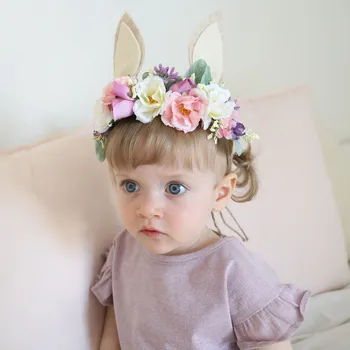

1Pc Cute Baby Toddler Infant Flower Headband Stretch Hairband Headwear children's hair ties headband for baby opaski dla HOOLER