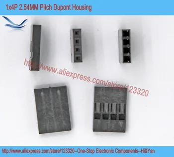 

1000pcs/lot 4P Dupont Housing Dupont Shell Plug Connector For Jumper Wire Cable Pitch 2.54mm