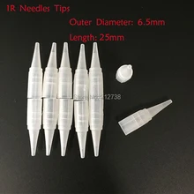 1000 шт одноразовая бровь татуировки 1R игольчатые колпачки пластиковая машина Перманентный Макияж Советы Традиционные татуировки Accessories-C5