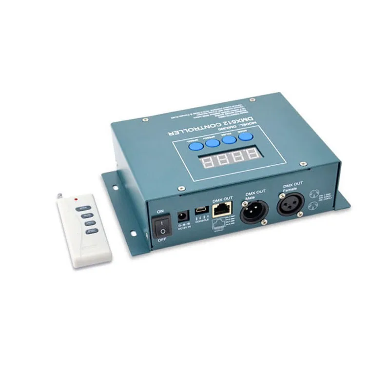 

Stand Alone LED Dimmer Controller With RF remote 12VDC 512 DMX channel DMX Master Controllers DMX300