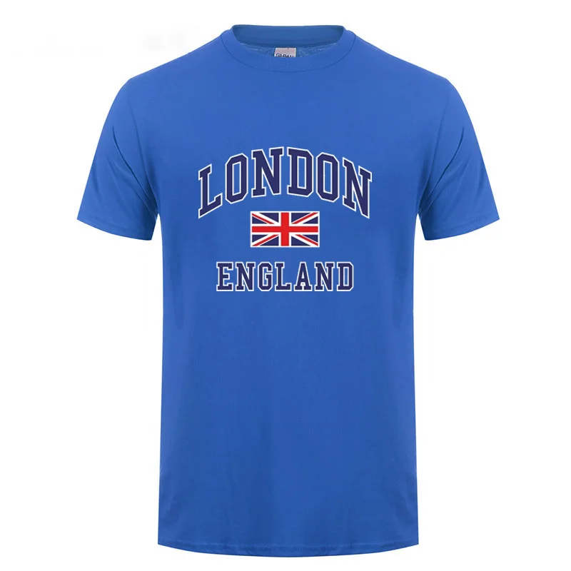 Футболка с надписью I Love London хлопковая футболка коротким рукавом и круглым