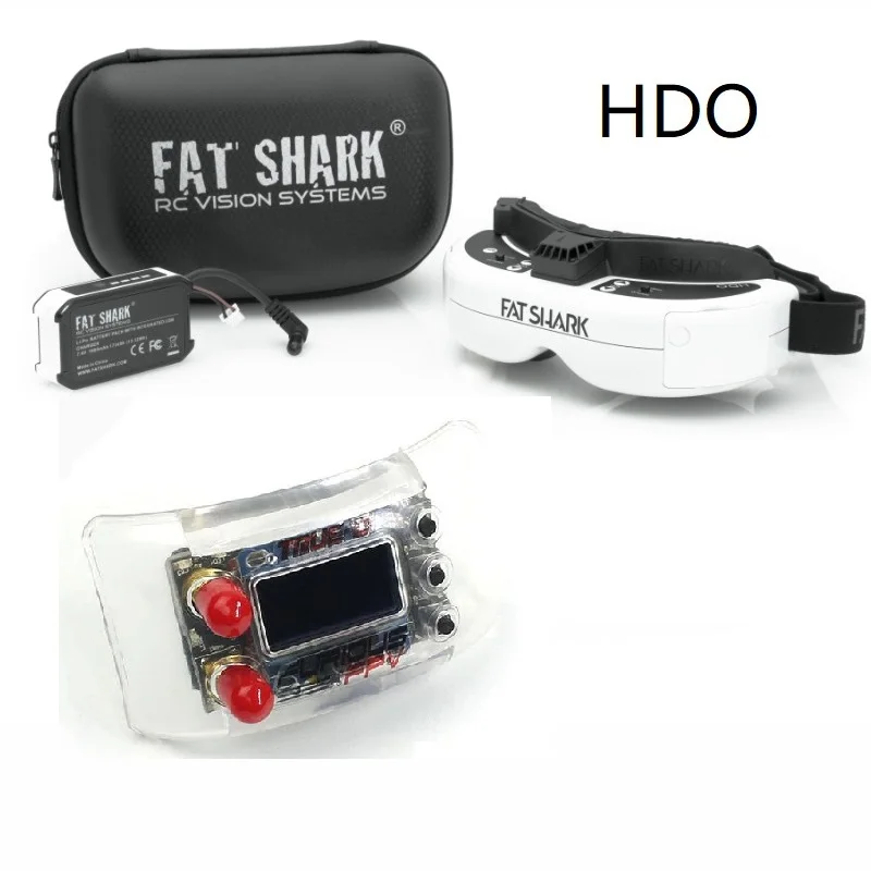 FatShark Доминатор HDO 4:3 oled-дисплей FPV видео очки 960x720/Furious True-D V3.5 5,8G 40CH разнообразный приемник для радиоуправляемого дрона