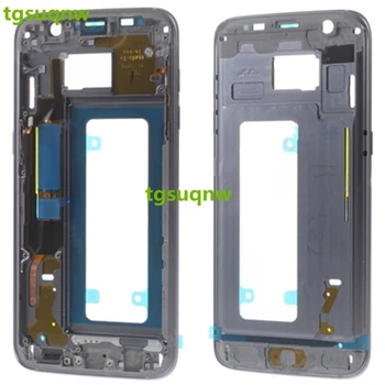 

5 pieces/lot Metal Mid Plate Housing For Samsung Galaxy S7 edge G935F Middle Plate Frame Housing Bezel Chassis with small parts
