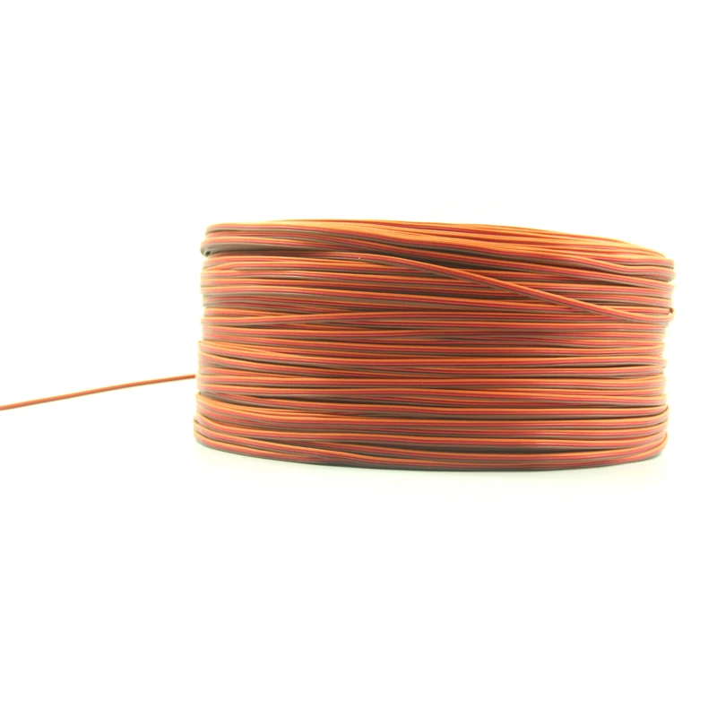 Сервоудлинитель OliYin DIY JR цветной 26 # 26AWG плоский 3P кабель 50 м громкость без разъема