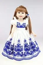 Muñeca reborn de 45 cm con vestido elegante