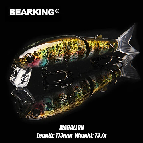 BEARKING Magallon Family 113 мм 16 г, 113 мм 13,7 г, 88 мм 7,2 г профессиональные рыболовные приманки гольян Кривошип горячая модель приманки - Цвет: Magallon-H