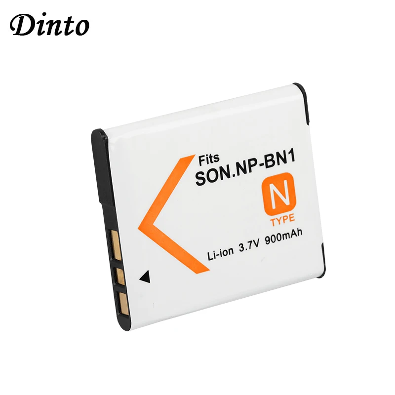 

Dinto 900mAh 3.7V NP-BN1 NPBN1 NP BN1 Digital Camera Battery for Sony DSC-W310 W330 W350 W370 W380 W390 TX7 TX5 WX5C W620