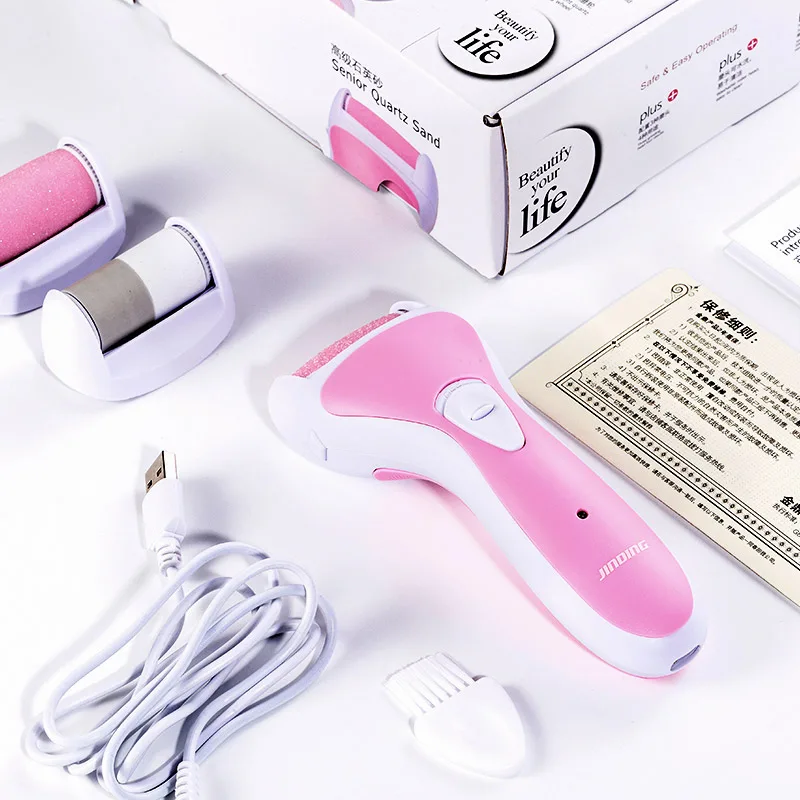 Portable electric Rechargeable washable foot grinder care tool Pedicure