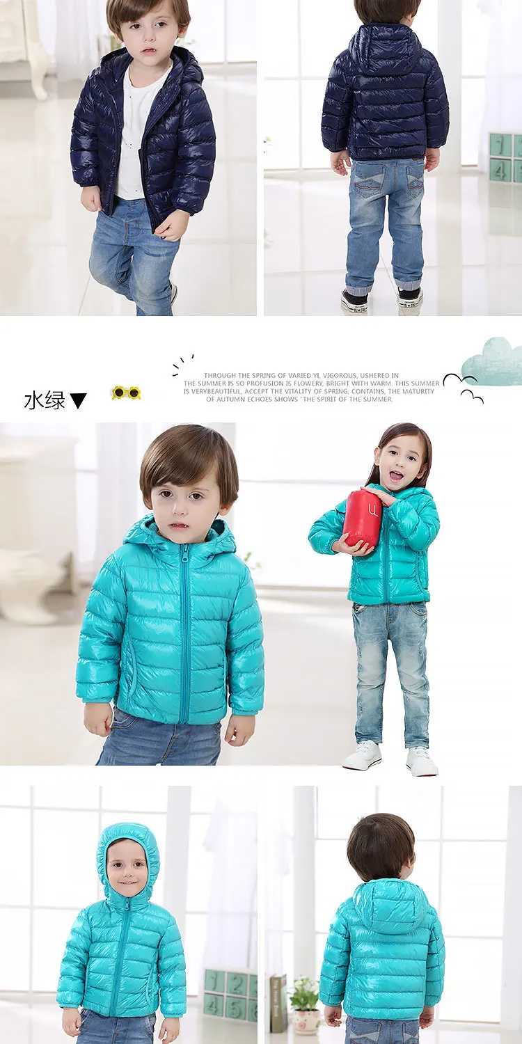 Unisex kid Jacket light Coat Thermal Hiking Down Waterproof Camping Windproof Patchwork Outdoor kids Outwear Hot Sale Tops