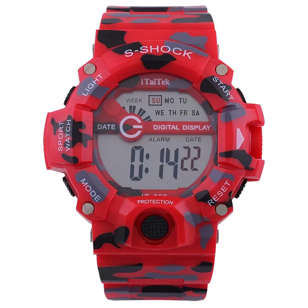 Горячая Распродажа водонепроницаемые детские часы для мальчиков и девочек светодиодный цифровые спортивные часы Силиконовые часы детские повседневные часы подарок reloj A4