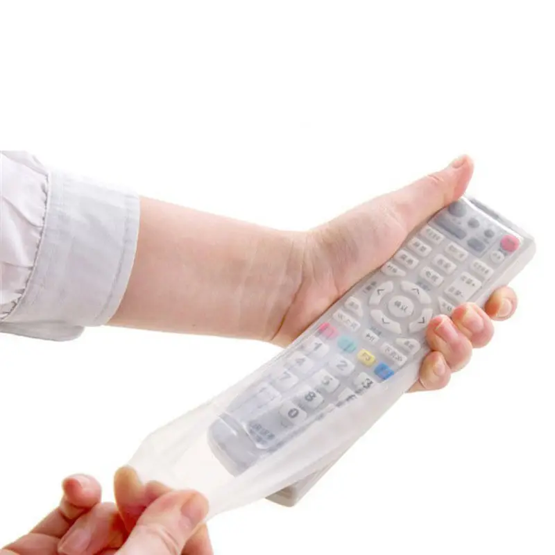 Peerless 1 Pcs Silicone Video Home TV Air Condition Remote Controler Protector Case Cover Waterproof Dust Jacket Pouch Bags