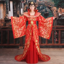 Новое поступление Традиционный Элегантный hanfu Женский старинный китайский костюм сказочная одежда
