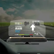 NOVO Carro Universal HUD Cabeça Up Display HUD Navegação GPS Do Telefone Móvel Suporte Para Carro Smart Phone Stand Holder Folding