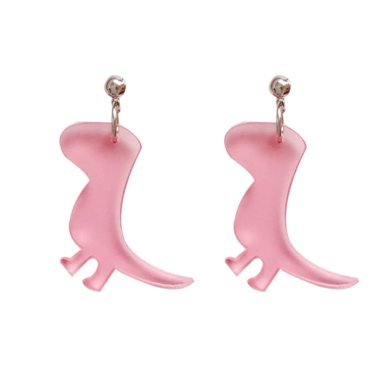 

Japan Anime Cute Acrylic Animal Dinosaur Children Clip Earring Without Piercing Cartoon No Hole Clips on Earrings for Kid Girl