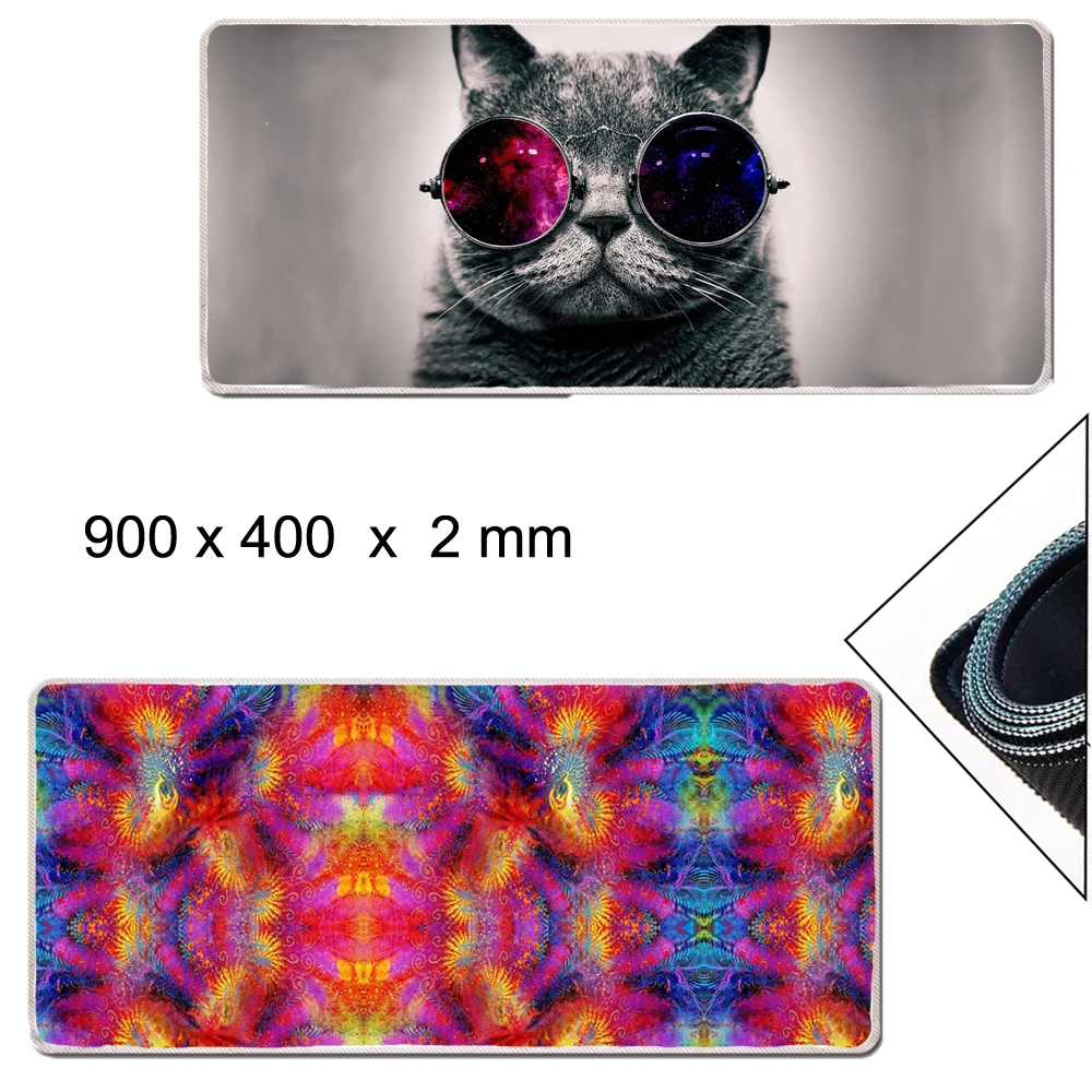 Non-slip Locked Edge Large Mousepad Rubber Waterproof Pad For Overwatch Gaming Pads For WOW Starcraft CS GO DOTA 2 LOL