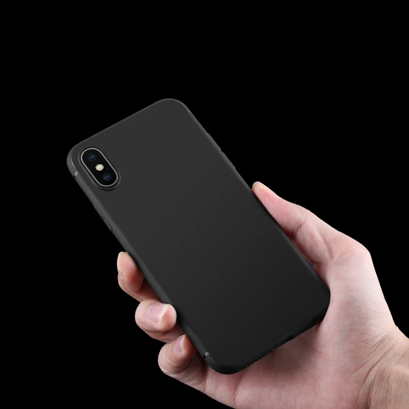 

ITEUU Ultra-Thin TPU Matte Case for iphone X Xs Max for iPhone XR Silicone Gel Soft Back Cover Shell