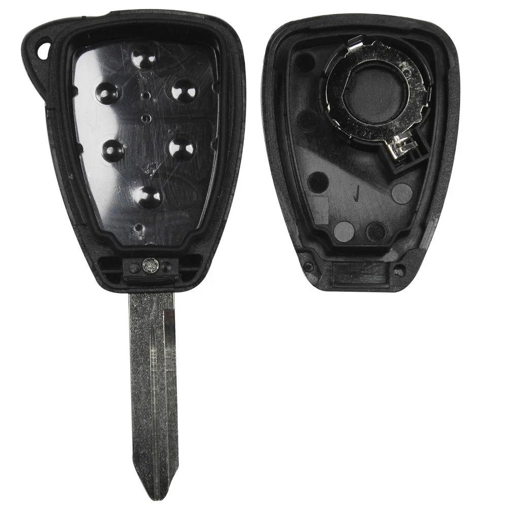 Jingyuqin 20x4 кнопки флип-пульт дистанционного ключа чехол для Dodge Jeep Commander Grand Cherokee Chrysler Aspen 300 Fob Автомобильный ключ крышка