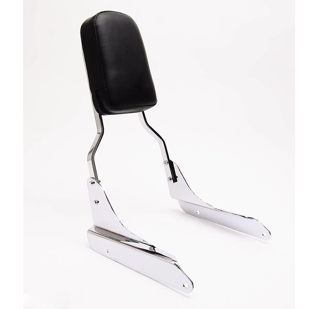 

Chrome Motorcycle Rear Backrest Sissy Bar Cushion Pad For Honda Shadow VLX600 VT600C VLX 600 1998-2007 2000 2001 2006 2005 2004