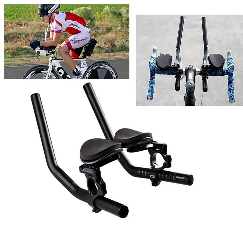 COOLOH Триатлон руля карбоновый руль шоссейный велосипед MTB Aero Bar Aerobar грипп | Отзывы и видеообзор