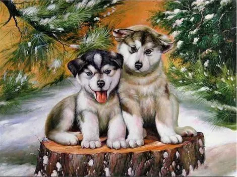 Diamond Painting Pictures Paintings By Numbers Mosaic Dogs Sharpei 5D Embroidery Lover Dog Animals Pattern Type | Дом и сад