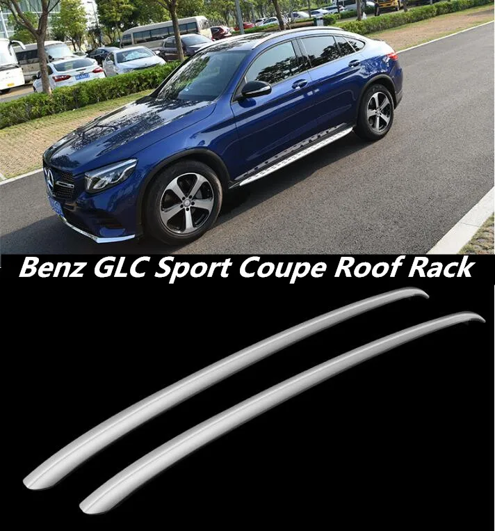 سيارة الألومنيوم سقف رف الأمتعة الأمتعة شريط ل بنز GLC الرياضة كوبيه GLC200 GLC260 GLC300 AMG 2016 2017 2018 بواسطة EMS سيارة الألومنيوم سقف رف الأمتعة الأمتعة شريط ل بنز GLC الرياضة كوبيه GLC200 GLC260 GLC300 AMG 2016 2017 2018 بواسطة EMS