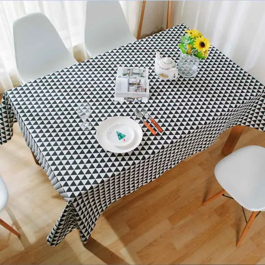 

Geometric Modern Table Cloth Cover Table Runner Placemat Cushion Cover Photography Cloth Decor Banquet Hotel Home Toalha De Mesa