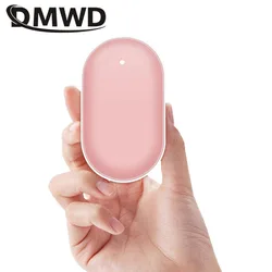 5200mAh USB Rechargeable Hand Warmer Double-side heating Pocket Hand warmer Power Bank Thermostat Temperature 5V Long-Life Mini