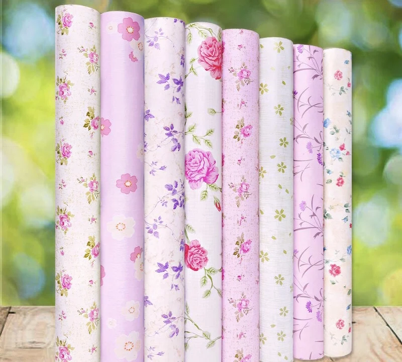 Роза ПВХ обои с цветами самоклеющиеся виниловые водонепроницаемые обои для гостиной наклейки украшения дома 0,45 М* 10 м