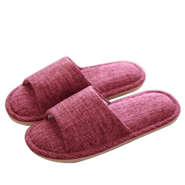 Fashion Bedroom Slippers Made Of Hemp Summer Anti Slip Solid Color Fashion Bedroom Slippers Made Of Hemp Summer Anti Slip Solid Color House Shoes For Man