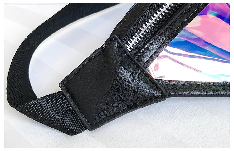 Женская Лазерная Светоотражающая поясная сумка на грудь Сумка кошелек для бега нейлоновый Карманный чехол