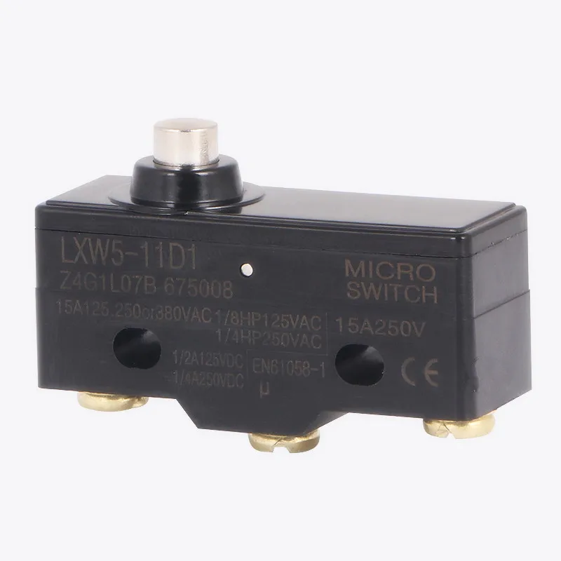 5pcs LXW5 11D1 3 Screw Terminals Short Push Plunger Basic Micro Limit
