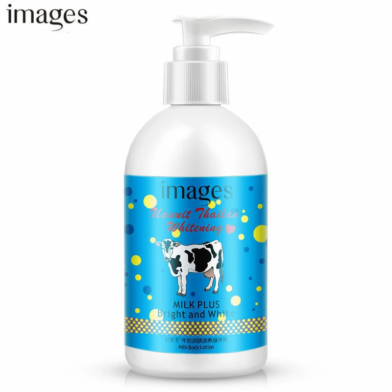 IMAGES Milk Nourishing Body Lotion Skin Whitening Exfoliating Body