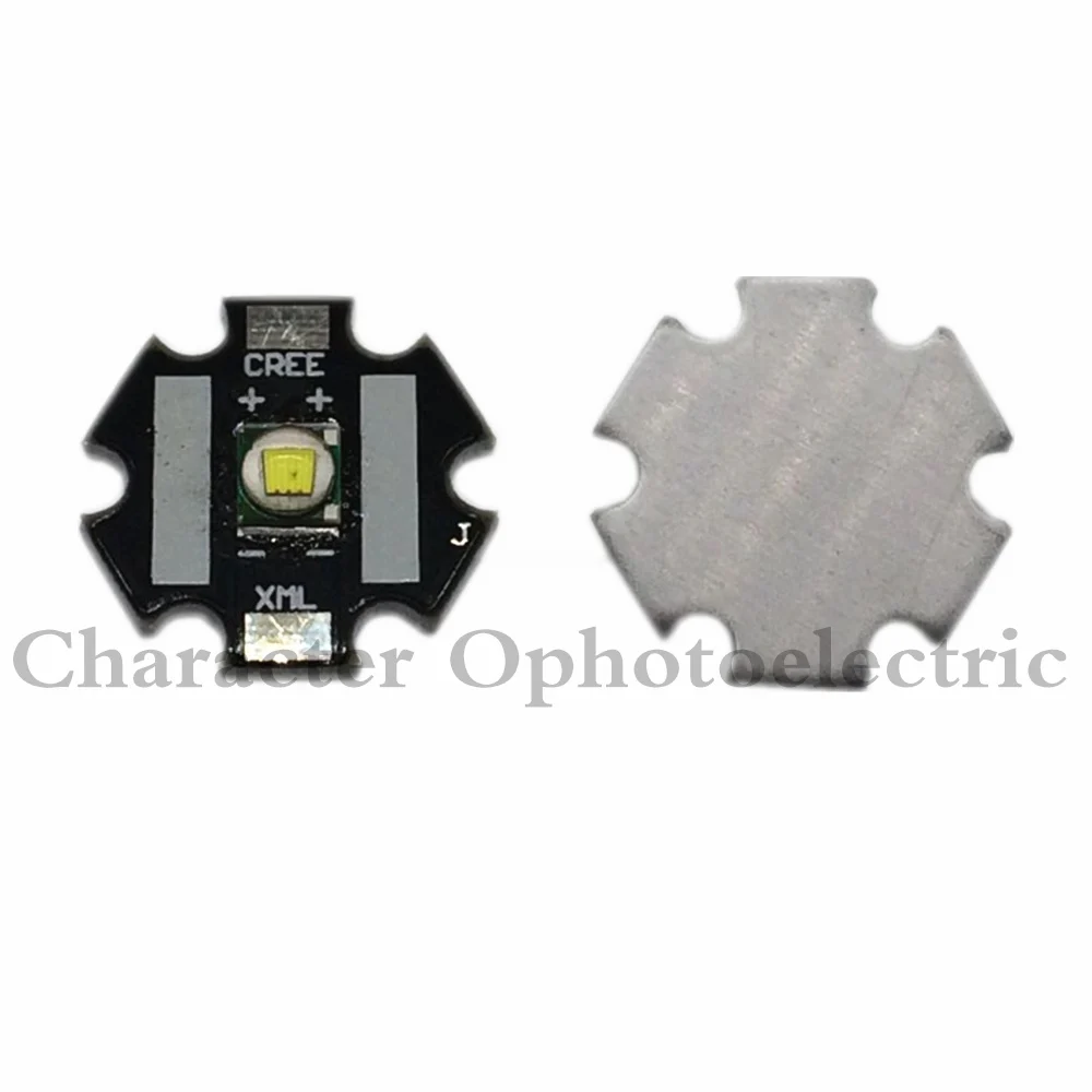 

10pcs/lot Cree XLamp XML U2 10W LED Emitter Cold White 6000k-6500K with 20mm Star Base for led flashlight