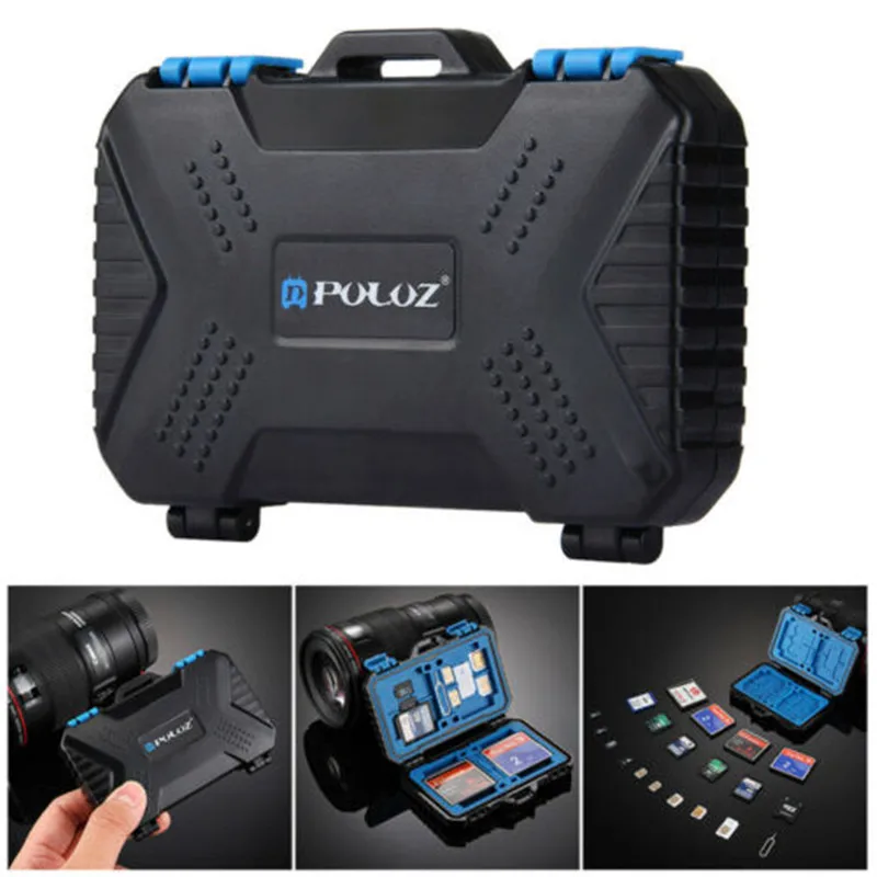 

Waterproof Memory Card Storage Case Holder SD Micro TF SIM Card Protecter Box