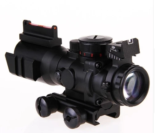 4x32 Acog прицел 20 мм ласточкин хвост рефлекторная Оптика тактический для охотничьей