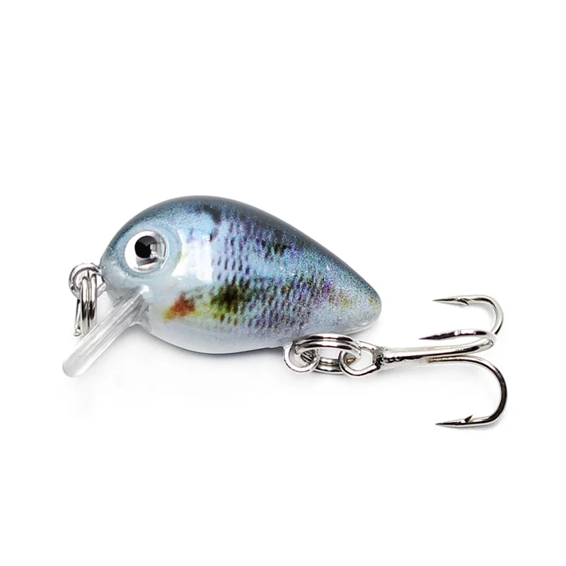 Amlucas 30 мм 2 г Crazy воблеры мини Topwater Crankbait искусственная японская жесткая наживка Pesca плавающие рыболовные приманки бас Pesca WW338 - Цвет: H