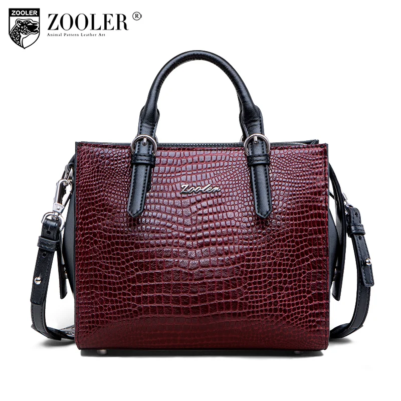 

New and big sale ZOOLER BRAND Genuine Leather bag casual Handbags Shoulder bags stylish cowhide women bag luxury brand #C158