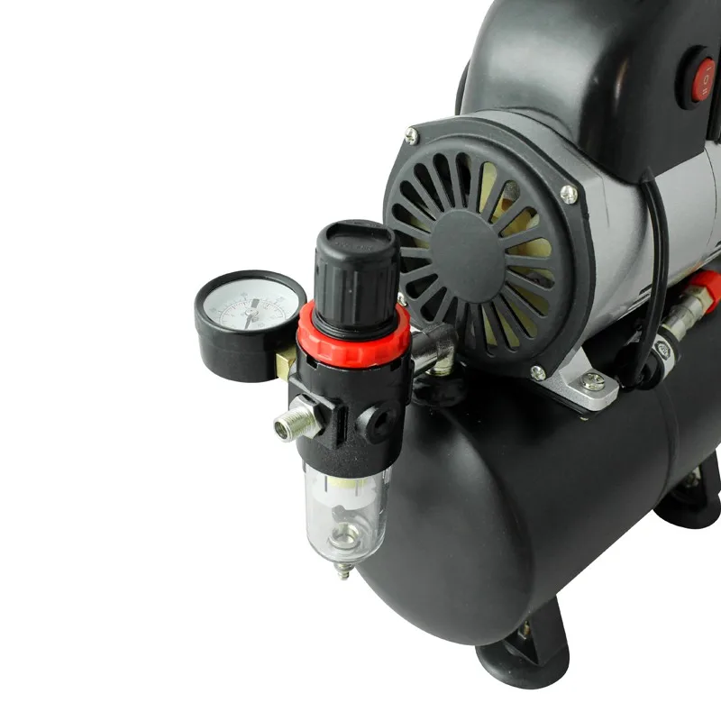 Tanque de ar Ventilador de Refrigeração Compressor de ar com 3.0l Kit para Bronzeamento Ophir Atualizado Tecnologia Dupla Ação Airbrush - Modelo Hobby Pro & 20 Beleza e saúde
