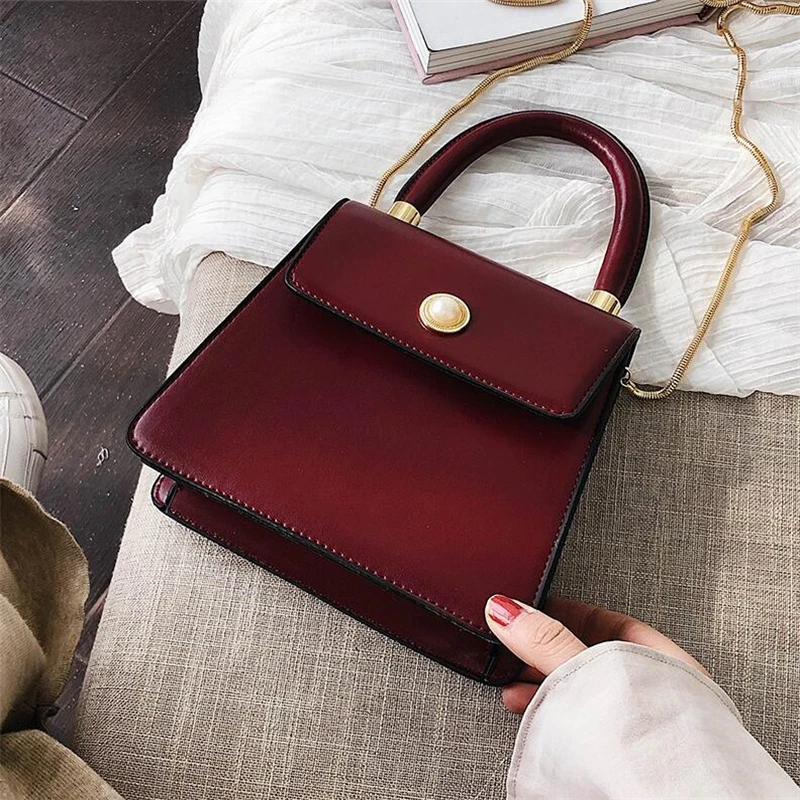 2019 خمر اللؤلؤ المرأة حقيبة أسود بو الجلود حقيبة يد للسيدات الكتف Crossbody حقيبة مصمم العلامة التجارية النساء السفر حقيبة محفظة 2019 خمر اللؤلؤ المرأة حقيبة أسود بو الجلود حقيبة يد للسيدات الكتف Crossbody حقيبة مصمم العلامة التجارية النساء السفر حقيبة محفظة