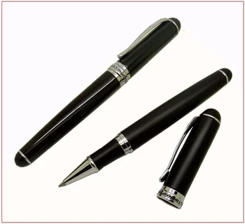 

XL109 Excutive Roller ball pen black stainless steel high quality wholesale pen
