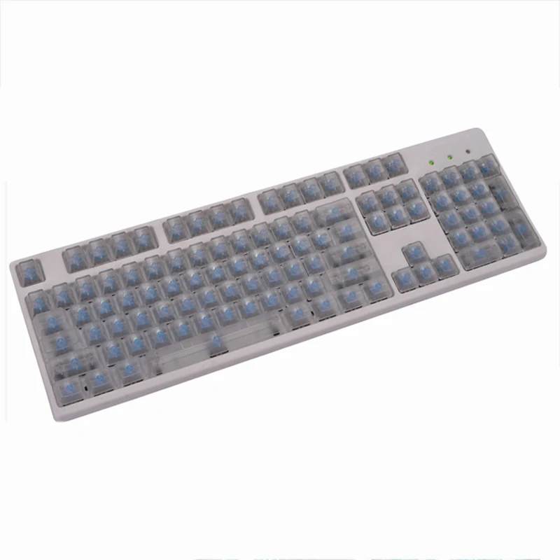 104 ключа OEM высота ABS без выгравированного полностью прозрачный DIY свет Keycaps