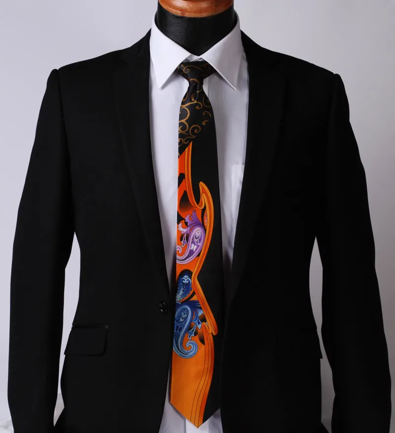 Цветочный 3," Шелковый галстук, Свадебный галстук, вечерние Классические мужские галстуки с принтом D3
