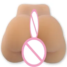 Best Sex Dolls Real Silicone Sex Products Full Silicone Male Ass Buttocks With Real Didymus for Gay Man Homosexual Sex Toys