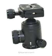 

Camera Tripod Ball Head with Quick Release Plate 1/4" Screw for DSLR Camera Tripod Monopod