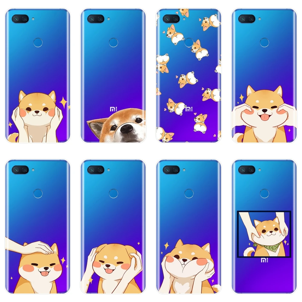

Shiba Inu Dog Phone Case Silicone For Xiaomi MI A1 A2 Lite Mi5 Mi6 Mi8 Soft Back Cover For Xiaomi Mi 5 5C 5S 5X 6 6X Plus 8 SE