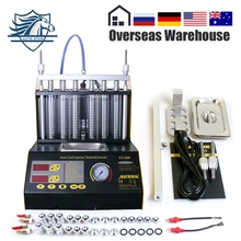 AUTOOL CT200 Авто инжектор топлива очиститель тестер для бензина 6/4 цилиндр мотоцикла 220/110 В лучше, чем CNC602A