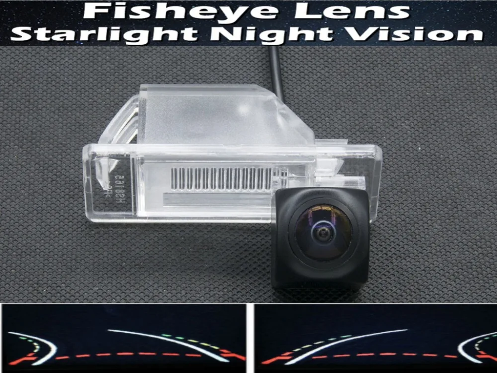 

1080P Trajectory Tracks Fisheye Car Parking Rear view Camera for Nissian X-Trail 2002 - 2012 For Nissian Qashqai 2008 2010 2011