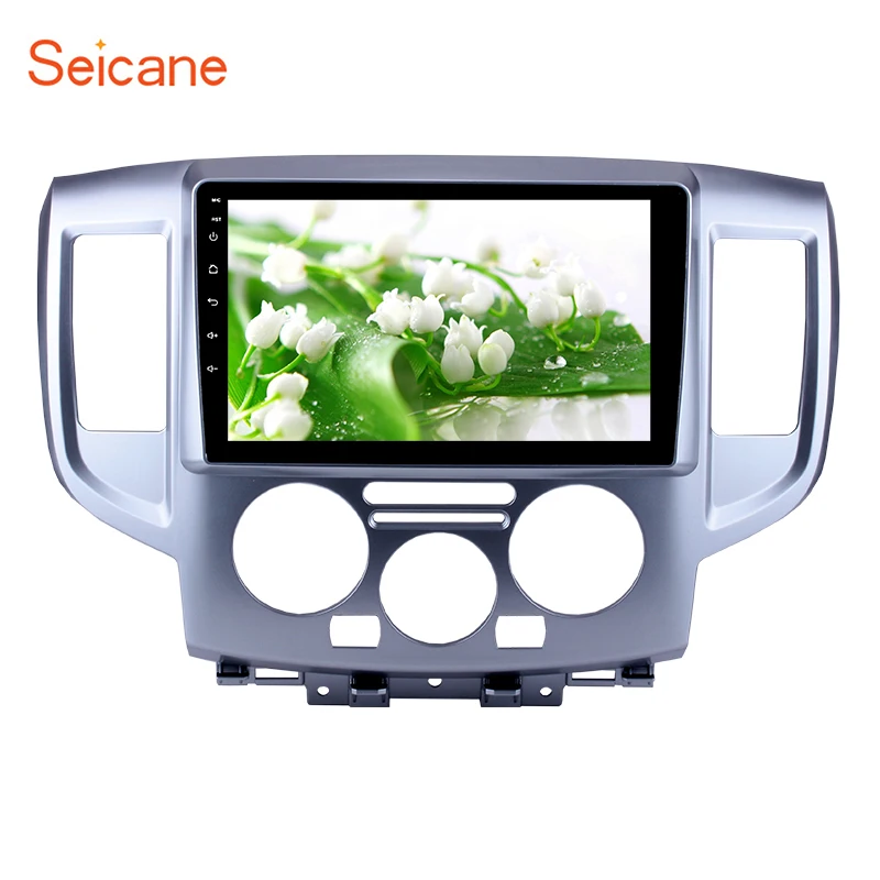 

Seicane 2Din Android 8.1/7.1 9 Inch Head Unit Car Radio Stereo 1G RAM WiFi GPS Multimedia Player For NISSAN NV200 2009-2016
