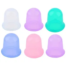 Vacuum Silicone Cupping Body Massager Anti Cellulite Vacuum Cans Silicone Suction Cupping Cups Back Neck Body Massage Helper