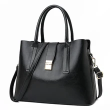 

Large Women Tote Bags New Fashion Large Capacity Handbags PU Leather Female Crossbody Bags Hot Sale 2018 Girls Shoulder Bag